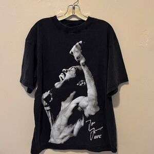 UFC Black and White Graphic Men's Tee